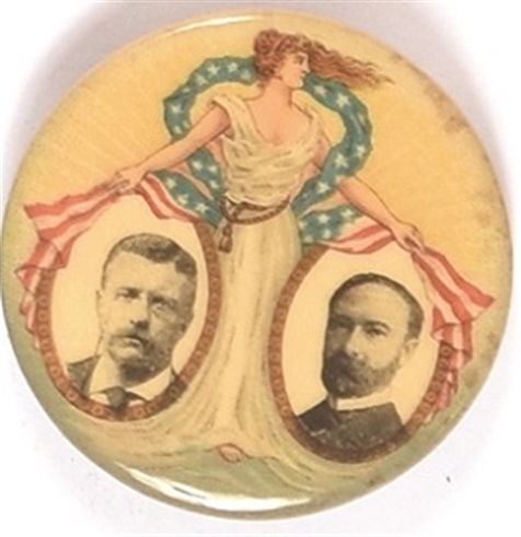Roosevelt, Fairbanks Classic Lady Liberty Jugate