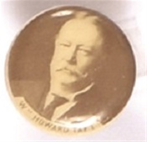 William Howard Taft Small Sepia Stud