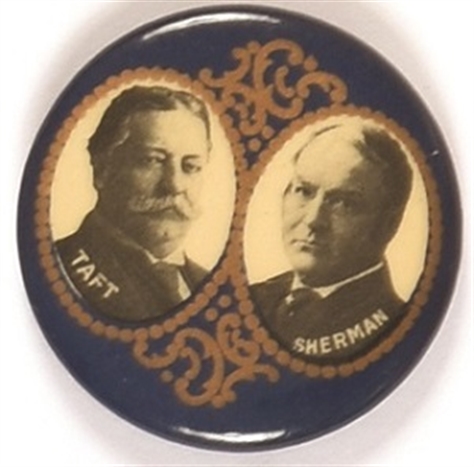 Taft, Sherman Gold Filigree Jugate