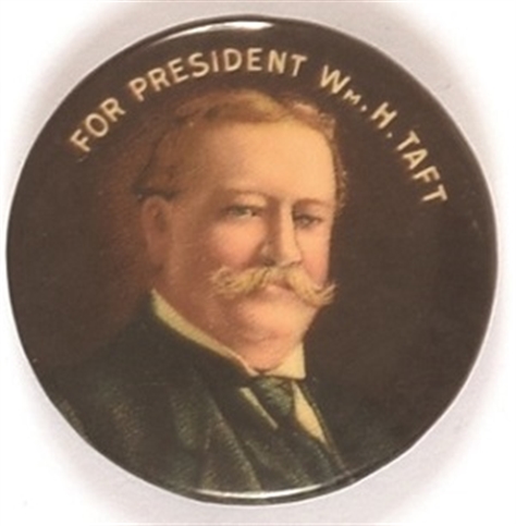 William Howard Taft Multicolor Celluloid
