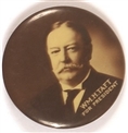 William Howard Taft Sepia Celluloid