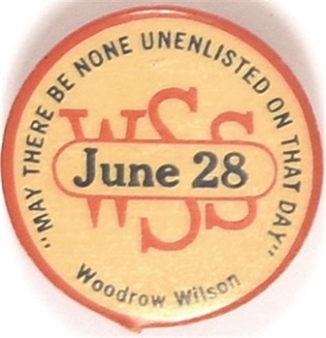 Wilson War Savings Stamps Celluloid