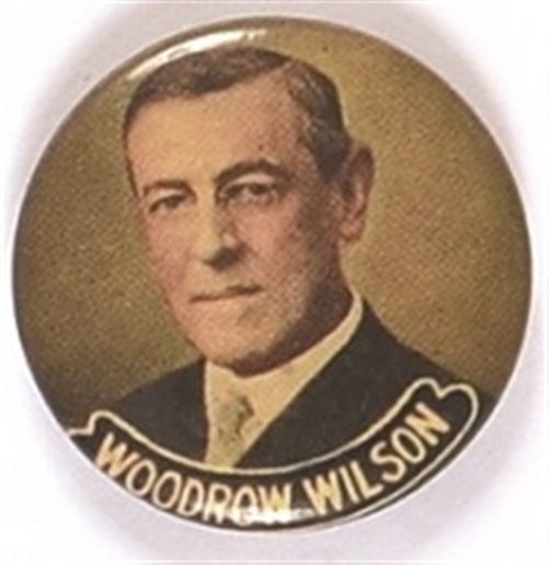 Woodrow Wilson Multicolor Celluloid
