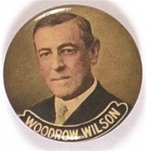Woodrow Wilson Multicolor Celluloid
