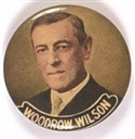 Woodrow Wilson Multicolor Celluloid