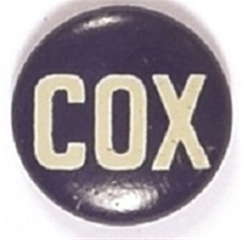 Cox Blue and White Litho