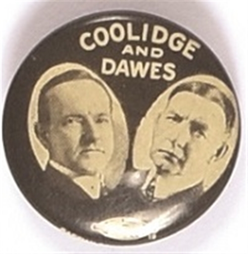 Coolidge and Dawes Black and White Jugate