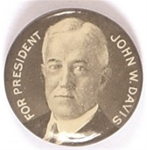 John W. Davis Picture Pin
