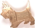 FDR Fala Scottie Dog Pinback