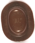 Smith Plastic Brown Derby Pin