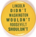 Willkie, Lincoln Didnt ...