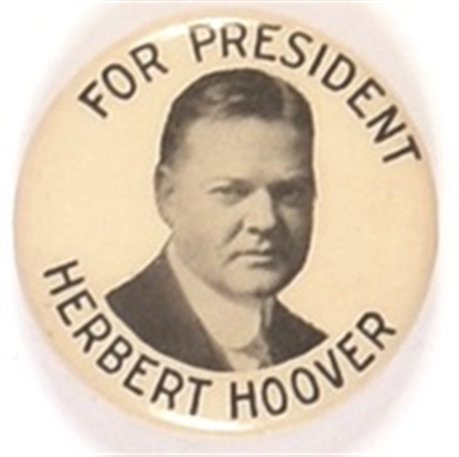 Hoover Black and White Picture Pin