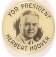 Hoover for President Portrait Celluloid