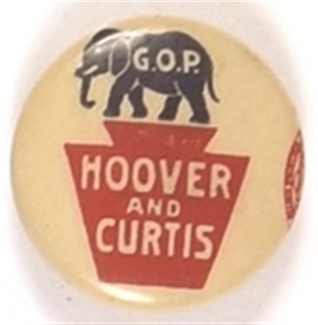 Herbert Hoover Keystone Pin