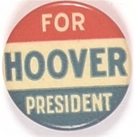 Herbert Hoover RWB Celluloid