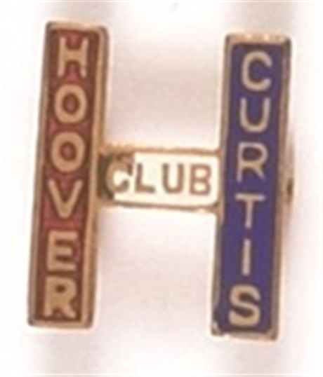 Hoover, Curtis Club Enamel Pin