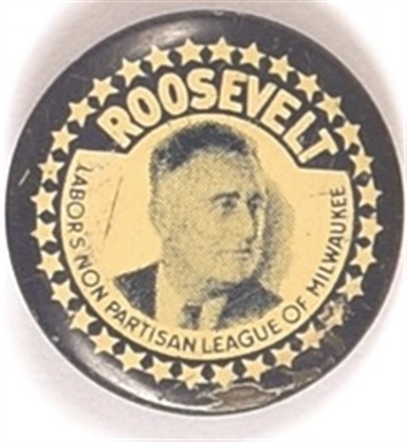 FDR Milwaukee Labor Pin