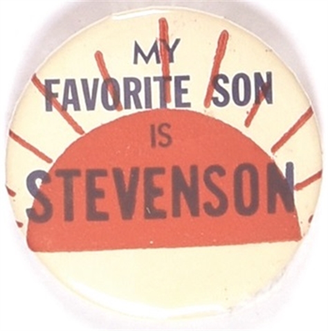 Stevenson My Favorite Son