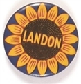Landon Sunflower Celluloid, Blue Border
