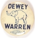 Dewey, Warren Elephant Pin