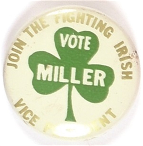 Bill Miller Notre Dame Shamrock Pin