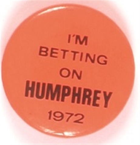 Im Betting on Humphrey Bright Pink Celluloid