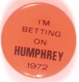 Im Betting on Humphrey Bright Pink Celluloid