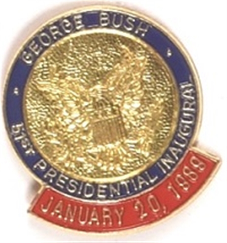 Bush 1989 Inaugural Pin