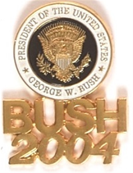 GW Bush 2004 Clutchback Pin