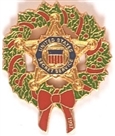 Clinton Secret Service Christmas Pin