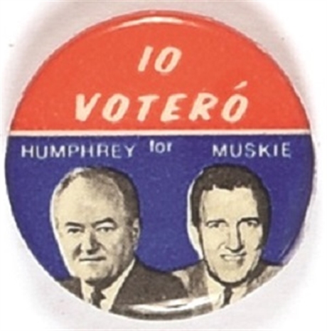 Humphrey, Muskie Italian Jugate