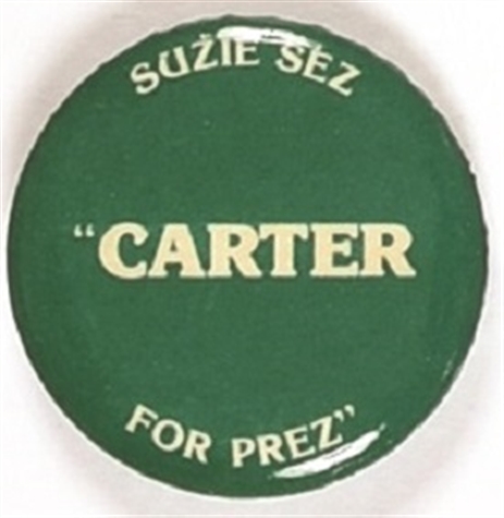 Suzie Sez Carter for Prez