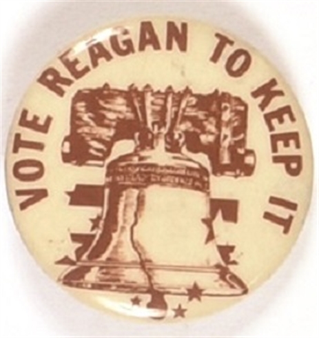 Reagan Liberty Bell Celluloid