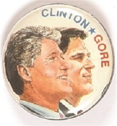 Clinton, Gore Colorful Jugate