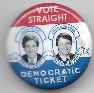 Kerry, Edwards Straight Democratic Ticket
