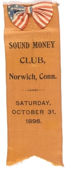 McKinley Norwich, CT, Sound Money Club