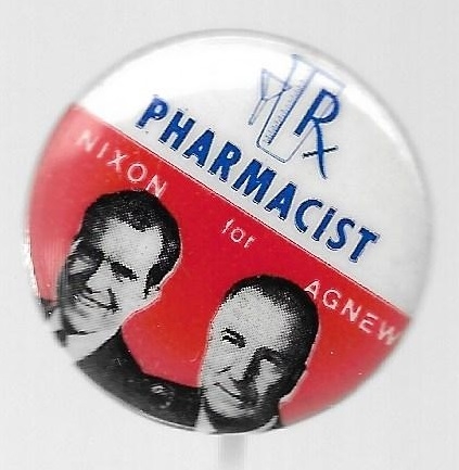 Nixon, Agnew Pharmacist Jugate 