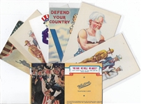 Set of 7 Uncle Sam Postcards 