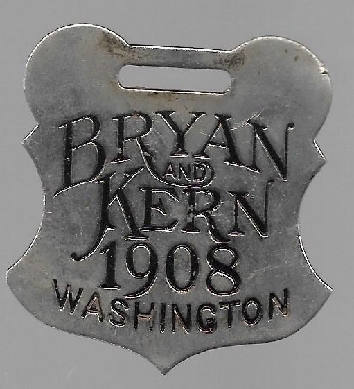 Bryan, Kern 1908 Fob 