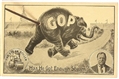 Taft Steamroller 1912 Postcard