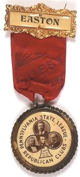 Theodore Roosevelt Easton, PA, Presidents Badge