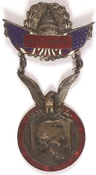 Taft 1912 GOP Alternate Delegate Ribbon