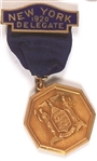 Harding New York Delegate Badge
