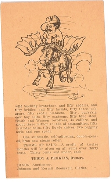 Roosevelt Bull Moose Postcard