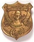 Hughes 1916 Convention Badge