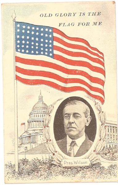 Wilson Old Glory Postcard