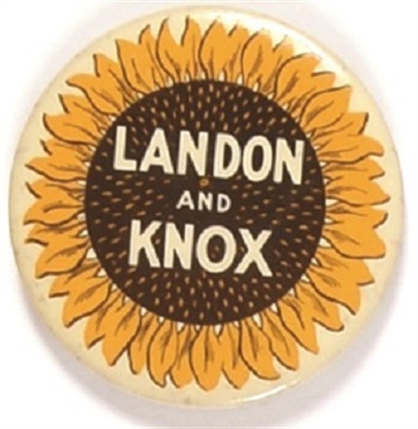 Landon and Knox Scarce, Larger Sunflower Pin