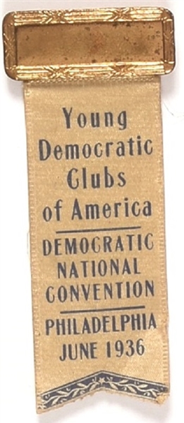 FDR Young Democratic Clubs of America Ribbon