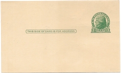 Roosevelt Button Sales Postcard