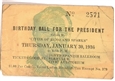 FDR Nevada Birthday Ball Ticket